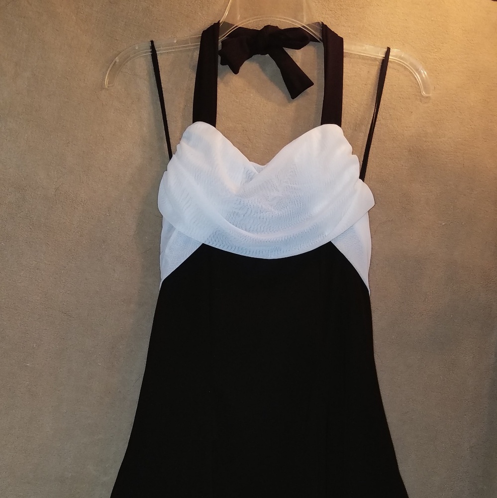 Black and white dress